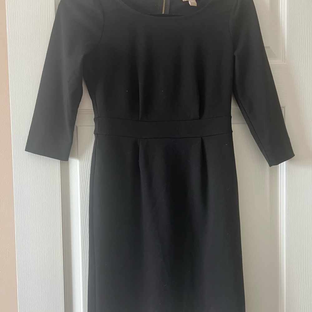 Banana Republic Classic Black Long Sleeve Dress